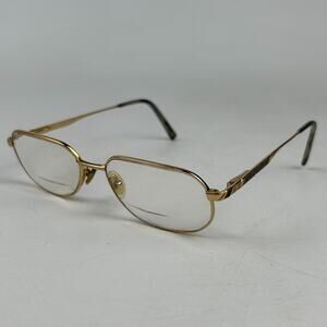 Salvatore Ferragamo Gold Glasses